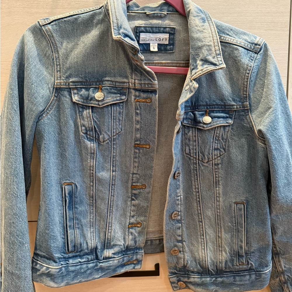 LOFT Light Blue Jean Jacket